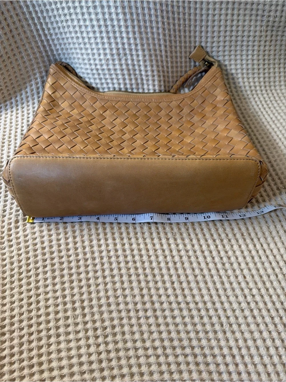 Bembien Marni Handwoven Leather Shoulder Bag Caramel - Picture 12 of 14